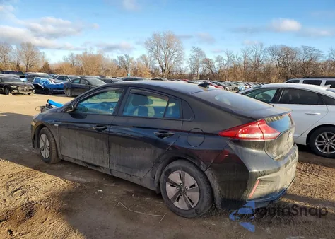 2018 Hyundai Ioniq Blue из США, поврежденный, VIN KMHC65LC9JU073503